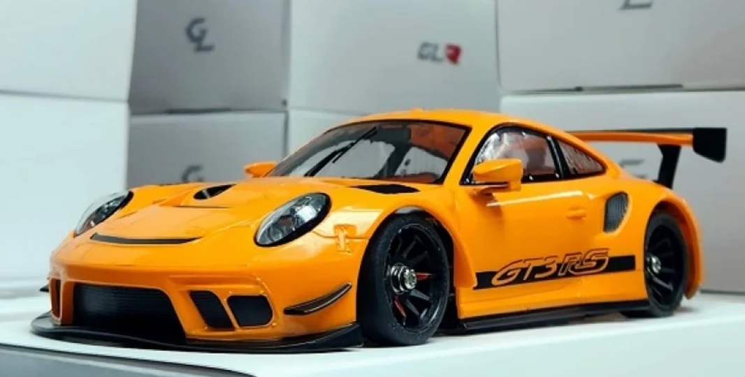 GL racing 1/28 GL 911 GT3 body-Orange *Wheel Base 98mm* GL-911-GT3-Orange ศูนย์ไทย