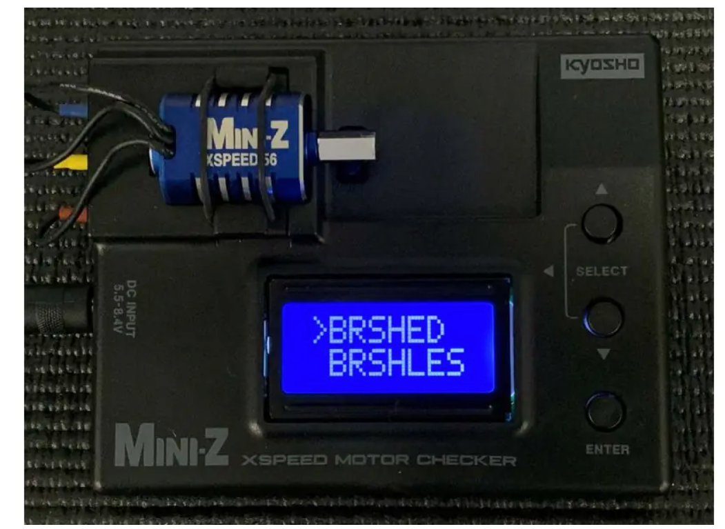 KYOSHO X-SPEED MINI-Z Motor Checker MZW124 เทสรอบมอเตอร์ ศูนย์ไทย