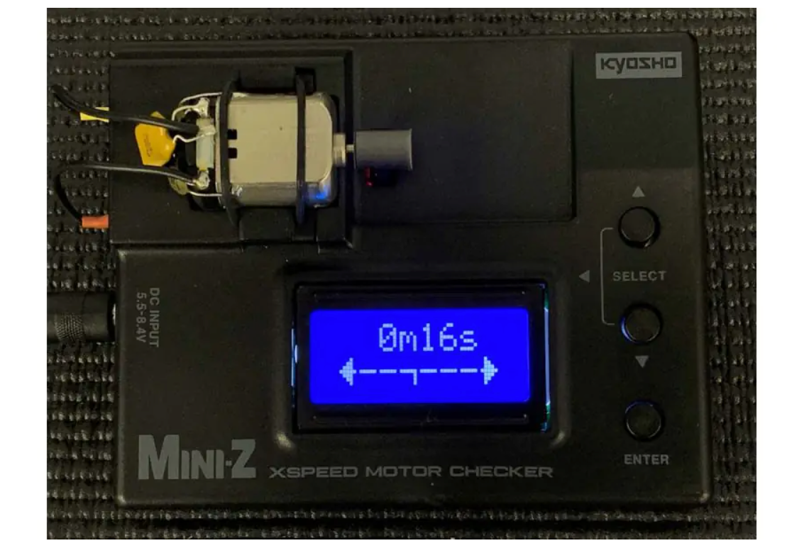 KYOSHO X-SPEED MINI-Z Motor Checker MZW124 เทสรอบมอเตอร์ ศูนย์ไทย