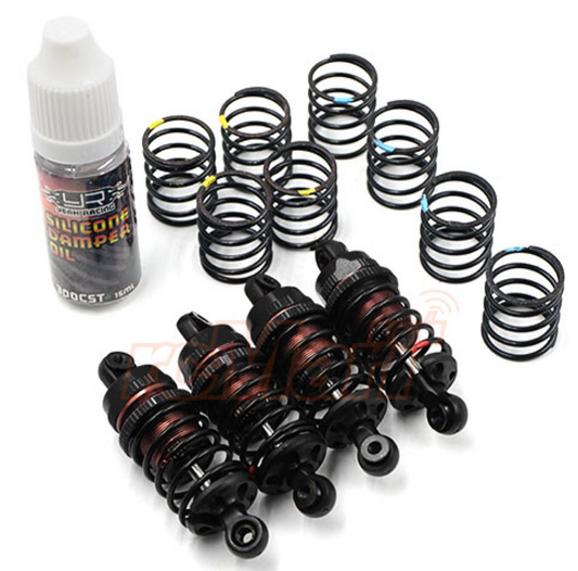 Yeah Racing QUTUS Challenger 55mm. Damper Set for 1/10 RC Touring M-Chassis Car Black DBB-2055BK -ศูนย์ไทย