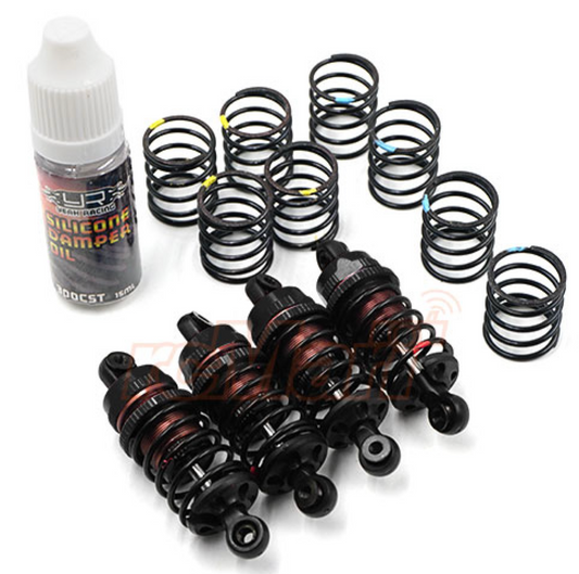 Yeah Racing QUTUS Challenger 50mm Damper Set for 1/10 RC Touring M-Chassis Car Black DBB-2050BK ศูนย์ไทย