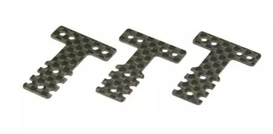KYOSHO Carbon RearSus.Plate(Soft/MM/LM/MM2/3pcs MZW403SB ศูนย์ไทย