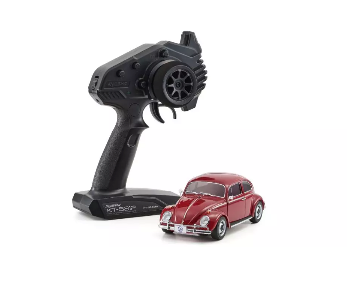 KYOSHO MINI-Z RWD MR-04 readyset VW Beetle 1966 Model Ruby Red 32374RR ศูนย์ไทย