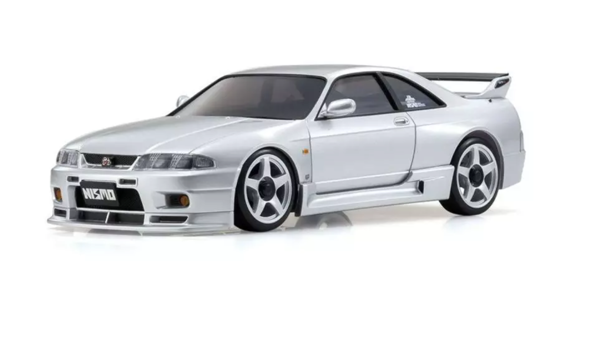 KYOSHO MINI-Z AWD NISSAN SKYLINE GT-R NISMO (R33) Silver 32659S ศูนย์ไทย