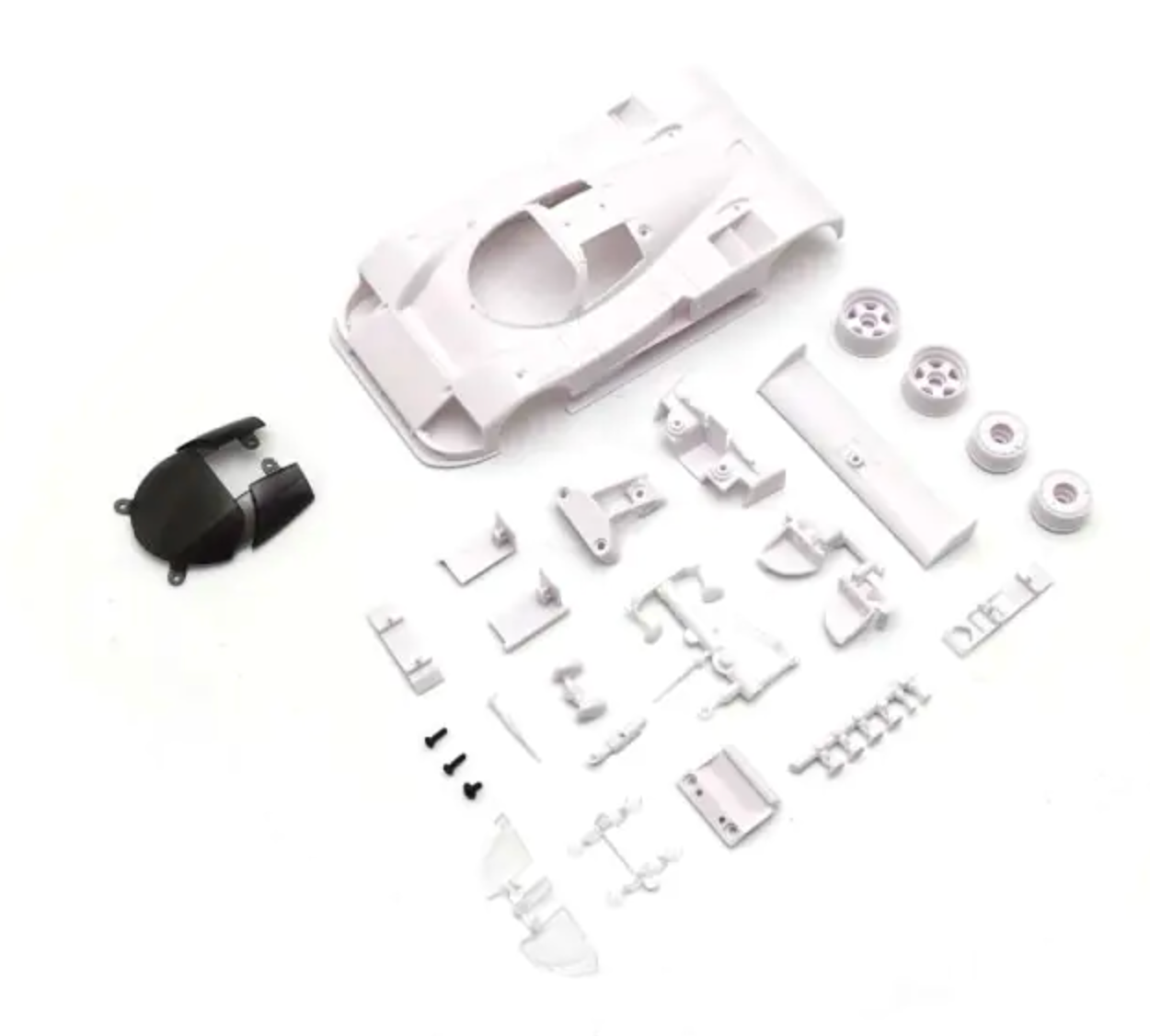 KYOSHO MAZDA 787B White Body set (w/Rim for RWD) MZN225 ศูนย์ไทย