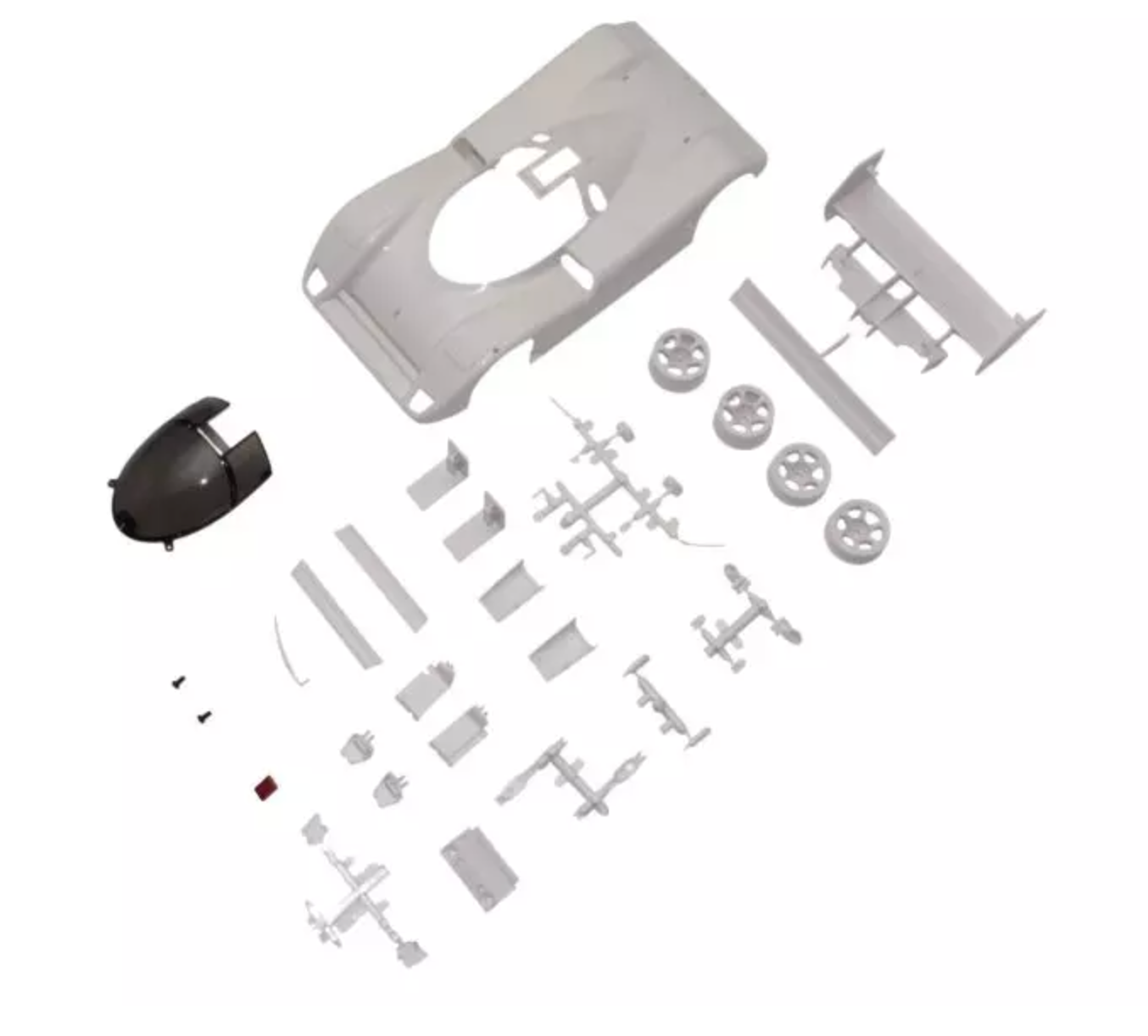 KYOSHO JAGUAR XJR-14 White Body set (w/rims) MZN239 ศูนย์ไทย