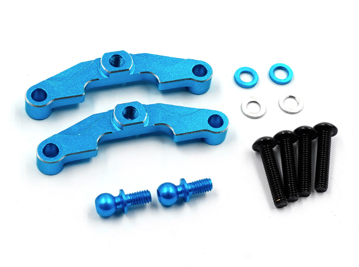 Yeah Racing Aluminum Upper Arm Mount For Tamiya TT02 Type-S SRX SR TATT-076BU ศูนย์ไทย