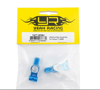 Yeah Racing Aluminum Rear Upright Set For Tamiya TT-02 Type-SRX TATT-083BU ศูนย์ไทย