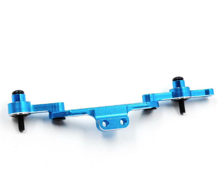 Yeah Racing Aluminum Long Tie-Rod Steering Set For Tamiya TT-02 SR/SRX TATT-087BU ศูนย์ไทย