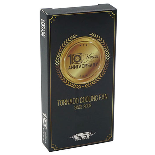 Yeah Racing  YA-0180-10th  TORNADO 10TH ANNIVERSARY LIMITED EDITION ALUMINIUM CASE COOLING FAN
