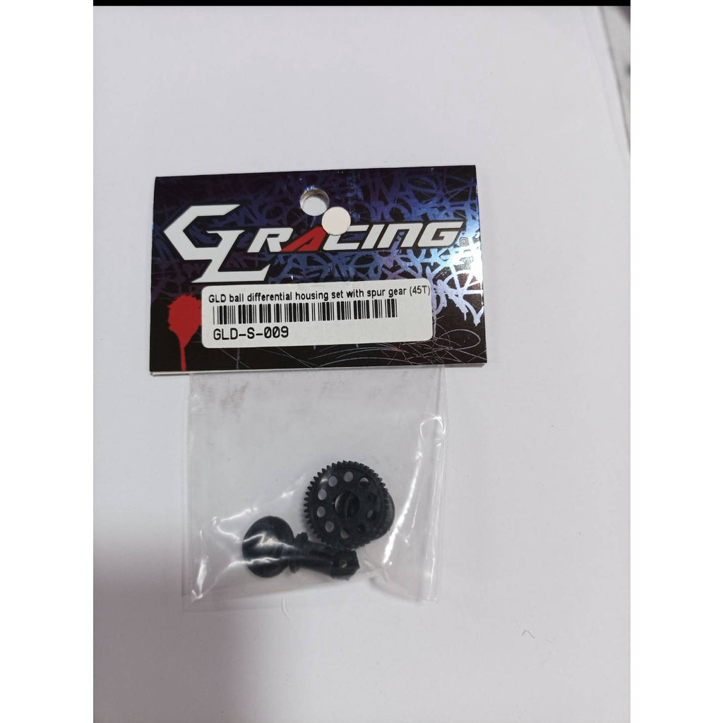 GL RACING GLD ball differential housing set with spur gear (45T)  GLD-S-009
