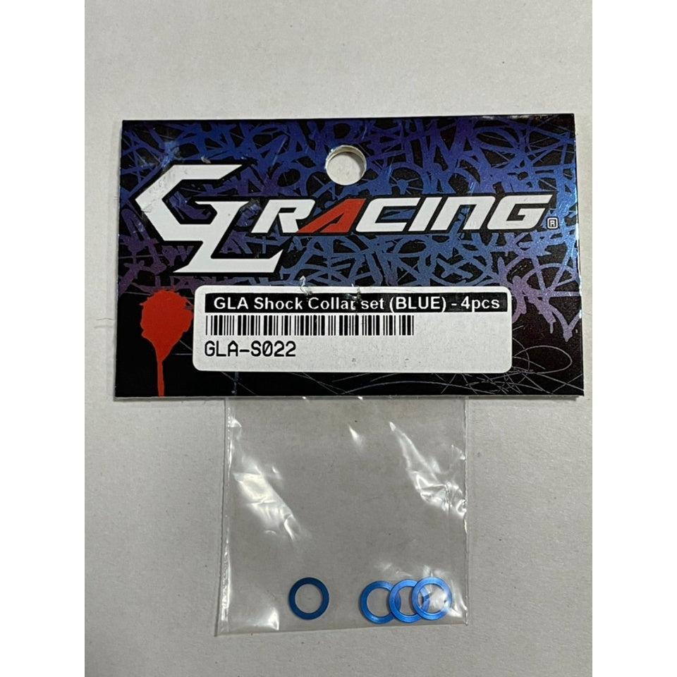 GL Racing GLA-S022 GLA Shock Collar set (BLUE) - 4pcs