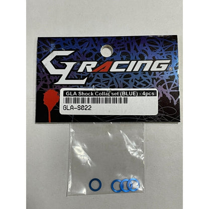 GL Racing GLA-S022 GLA Shock Collar set (BLUE) - 4pcs
