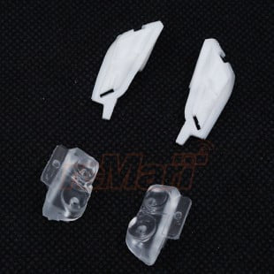 Garage Hiro GHA044 Light Reflector Parts & Light Lens Set for NISSAN R35 GT-R  (KYOSHO MINI-Z Racer) (ไม่รวมบอดี้)