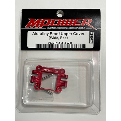 Mpower MAP003WR Alu-alloy Front Upper Cover (MA-020, Wide, Red)