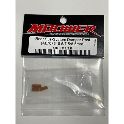 MPower MRU011B AL7075 Rear Sus-System Damper Post (6.5, 7.5, 8.5 /mm)
