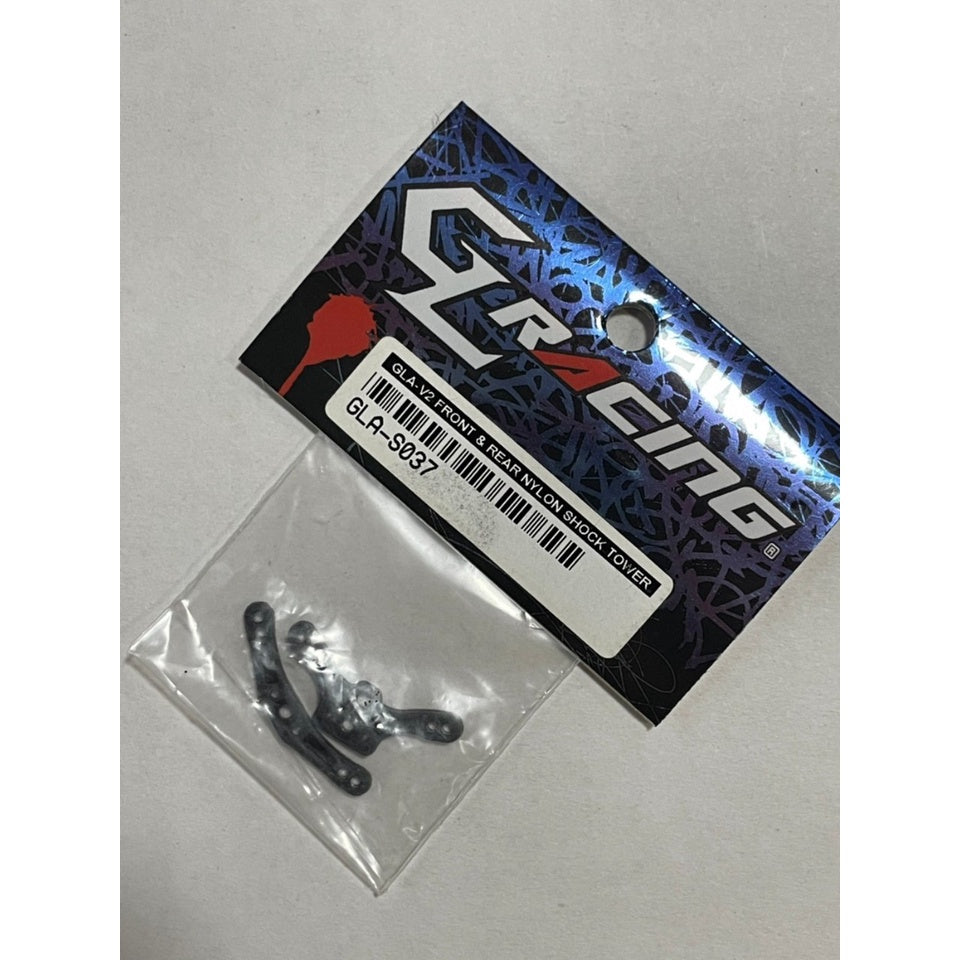 GL Racing GLA-S037 GLA-V2 FRONT & REAR NYLON SHOCK TOWER