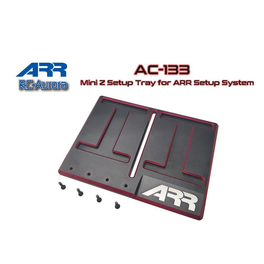 RC Aurora AC-133 Mini Z Setup Tray for ARR Setup System