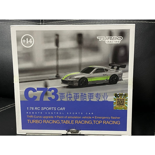 Turbo Racing C73 1:76 RC SPORTS CAR gray-green