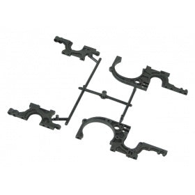 3Racing SAK-D107 FRONT & REAR BULKHEAD FOR SAKURA D3