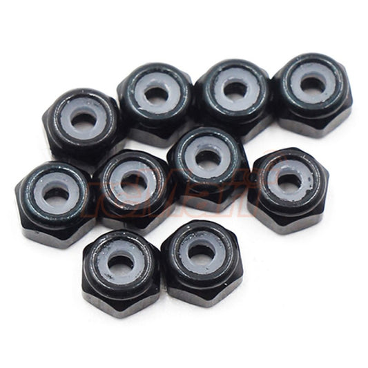 Yeah Racing 2MM ALUMINIUM LOCK NUT BLACK YA-0565BK ศูนย์ไทย