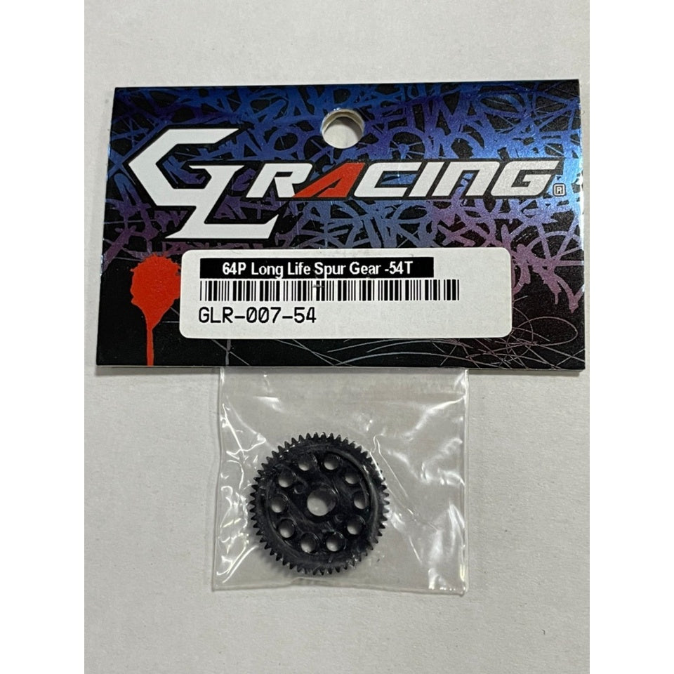 GL Racing GLR-007-54 64P LONGLIFE SPUR GEAR-54T