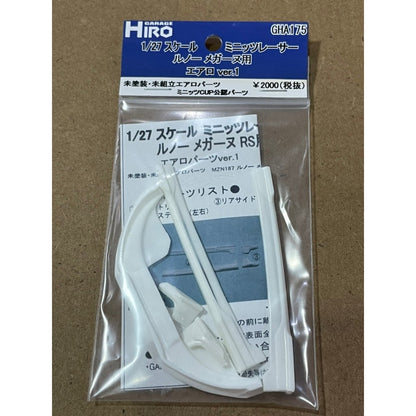 Garage Hiro GHA175 Aero Parts Set Ver.1 for RENULT MEGANE RS  (KYOSHO MINI-Z Racer) (ไม่รวมบอดี้)