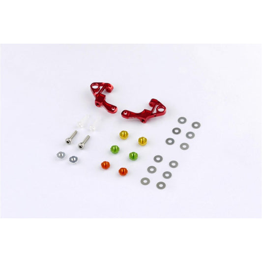 MPower MAP001V2R Alu-alloy Front Upper Arm Set Ver.2 (Red)