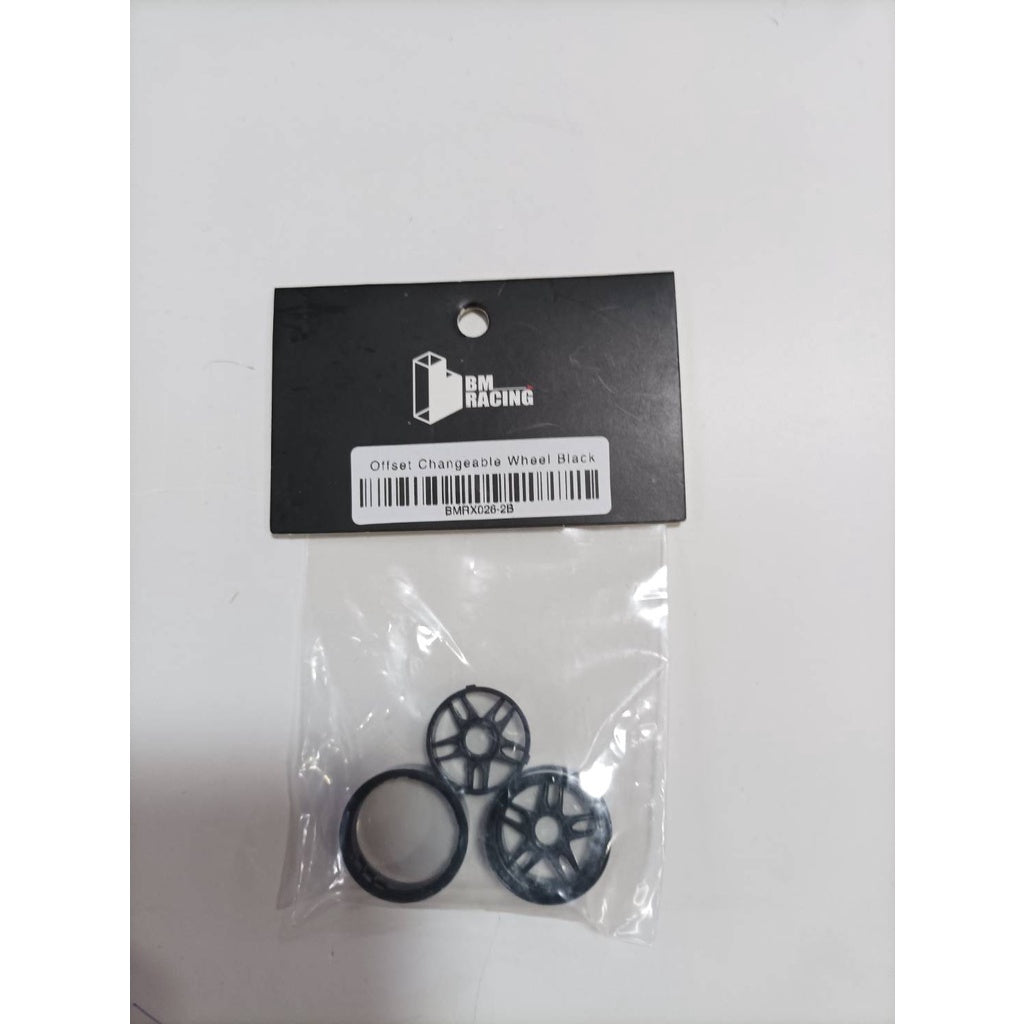 BM RACING  Offset Changeable Wheel Black. BMRX026-2B