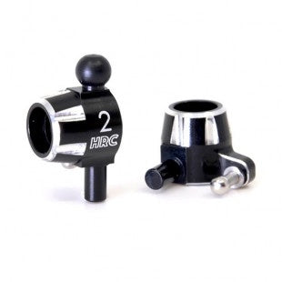 HRC Arena อลูมิเนียม 2 Camber พวงมาลัย 2 pcs สีดำสำหรับ Kyosho Mini-Z MA020/030