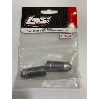 LOSB2833 Hard Anodized Front Shock Body Set (2)