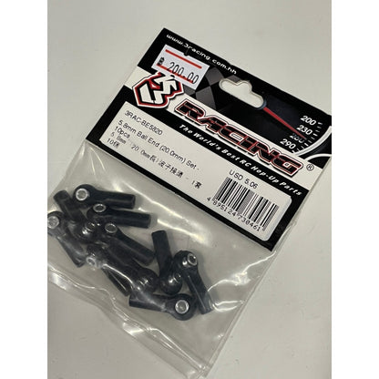 3Racing 3RAC-BE5820 5.8MM BALL END (20.0MM) SET - 10PCS