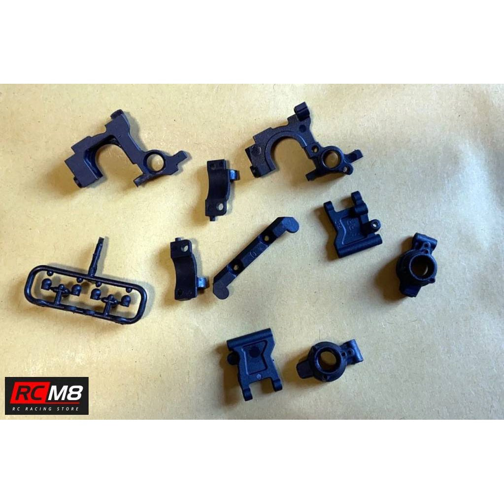 GL RACING GLD rear diff.case set,rear lower arms  rear toe in block (0),rear upright & parts set  GLD-S-005