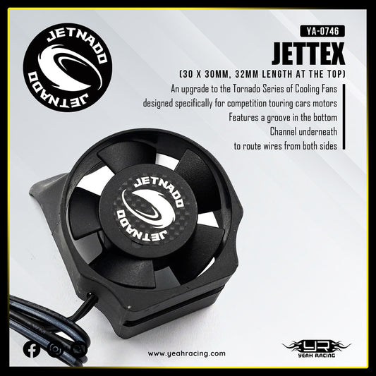 Yeah Racing Jetnado Jettex 300 Shrouded Super High Speed Fan 30mm YA-0746BK ศูนย์ไทย