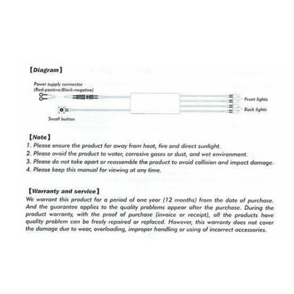 GT power Mini-Z RC Car LED Light System 1:27 On Road