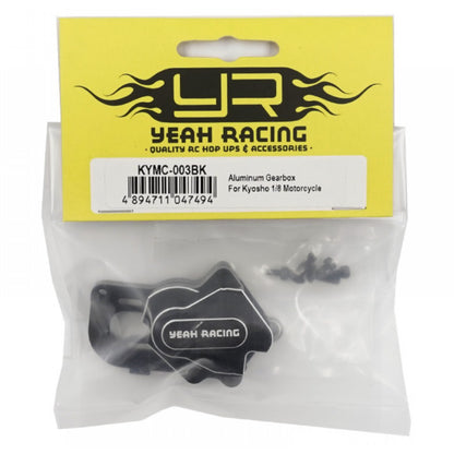 Yeah racing ALUMINUM GEARBOX HOUSING FOR KYOSHO 1/8 MOTORCYCLE KYMC-003BK