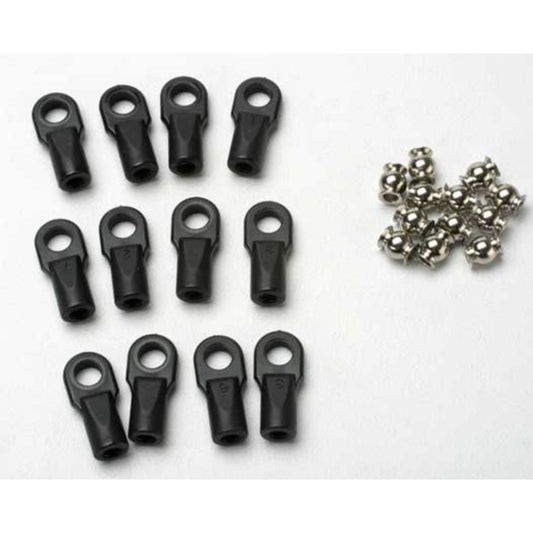 TRAXXAS Rod ends, Revo (large) with hollow balls (12) 5347
