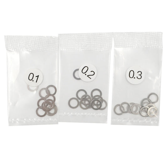 Yeah racing 4X6MM STAINLESS STEEL SPACER SET 0.1 0.2 0.3MM YA-0645