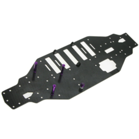 3Racing Graphite Main Chassis ( 5 Cells Version) For Hot Bodies Cyclone CY-36/WO